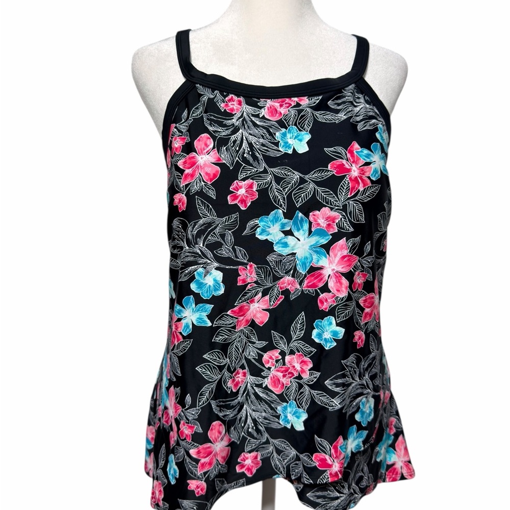 Christina Swimwear Waist Minimizer Floral Tankini Women's (2pc) Size XL